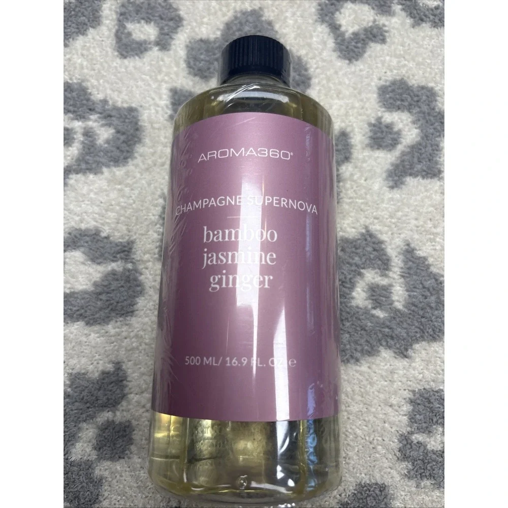 Aroma 360  Champagne Supernova Bamboo Jasmine Ginger oil 500ml SEALED